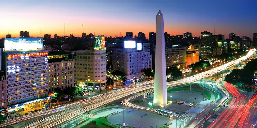 Obelisk monument in Buenos Aires