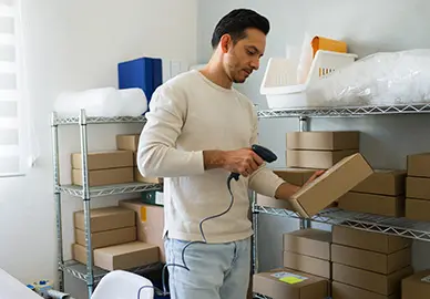 Entrepreneur launching a logistics business